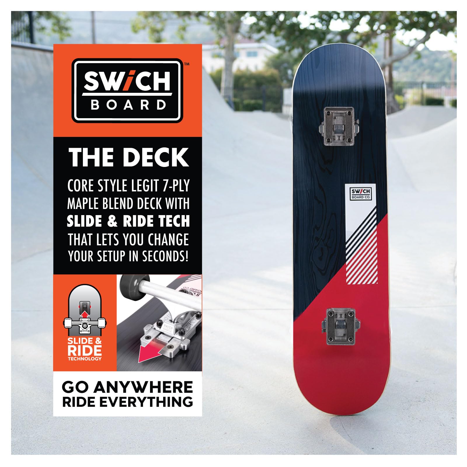 Amazon | SWCH Board 3イン1 コンプリートスケートボード